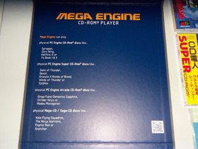 Mega Engine White Console PC Engine Turbo Duo Sega CD PCEWorks PCE Works Drive