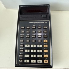 Texas Instruments TI Programmable 57 Calculator No Power Cord For Parts