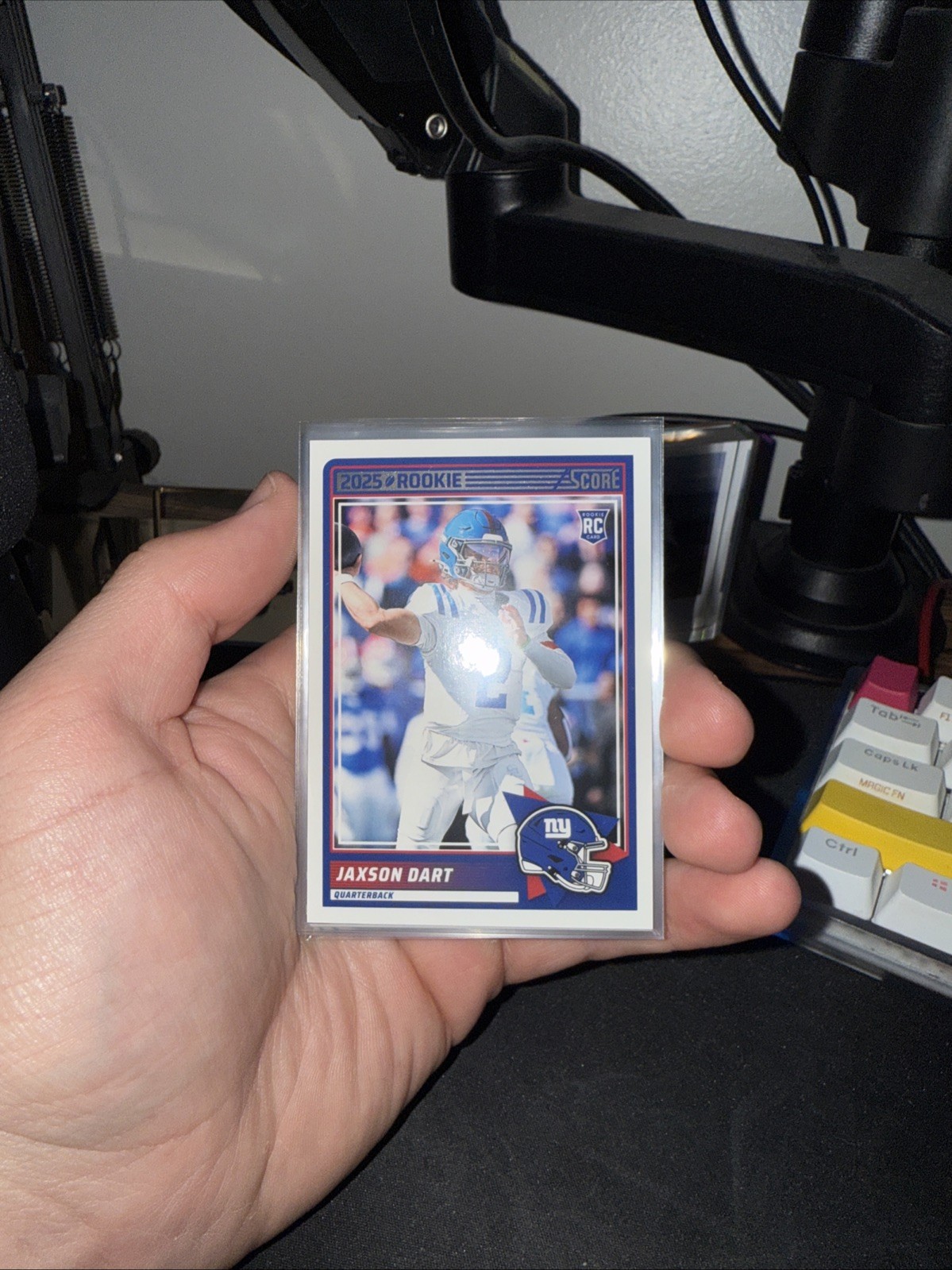 2025 Panini Score Scorecard Jaxson Dart Base RC Rookie #35💥