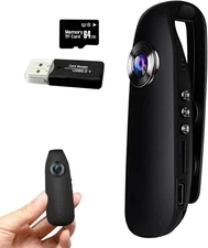 64G Mini Body Camera 1080P HD Motion Detection Night Vision 64GB Memory 