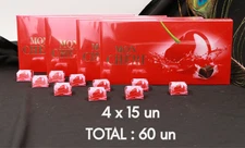 Ferrero Mon Cheri 4 x 15 un  630 gr Dark Chocolate with Cherry and Liqueur
