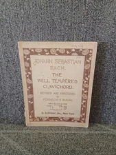 Vintage The Well Tempered Clavichord Sheet Music