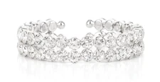 Paparazzi Megawatt Majesty White Bracelet - New