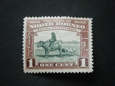 North Borneo 1939 1c green & red-brown SG303 MM