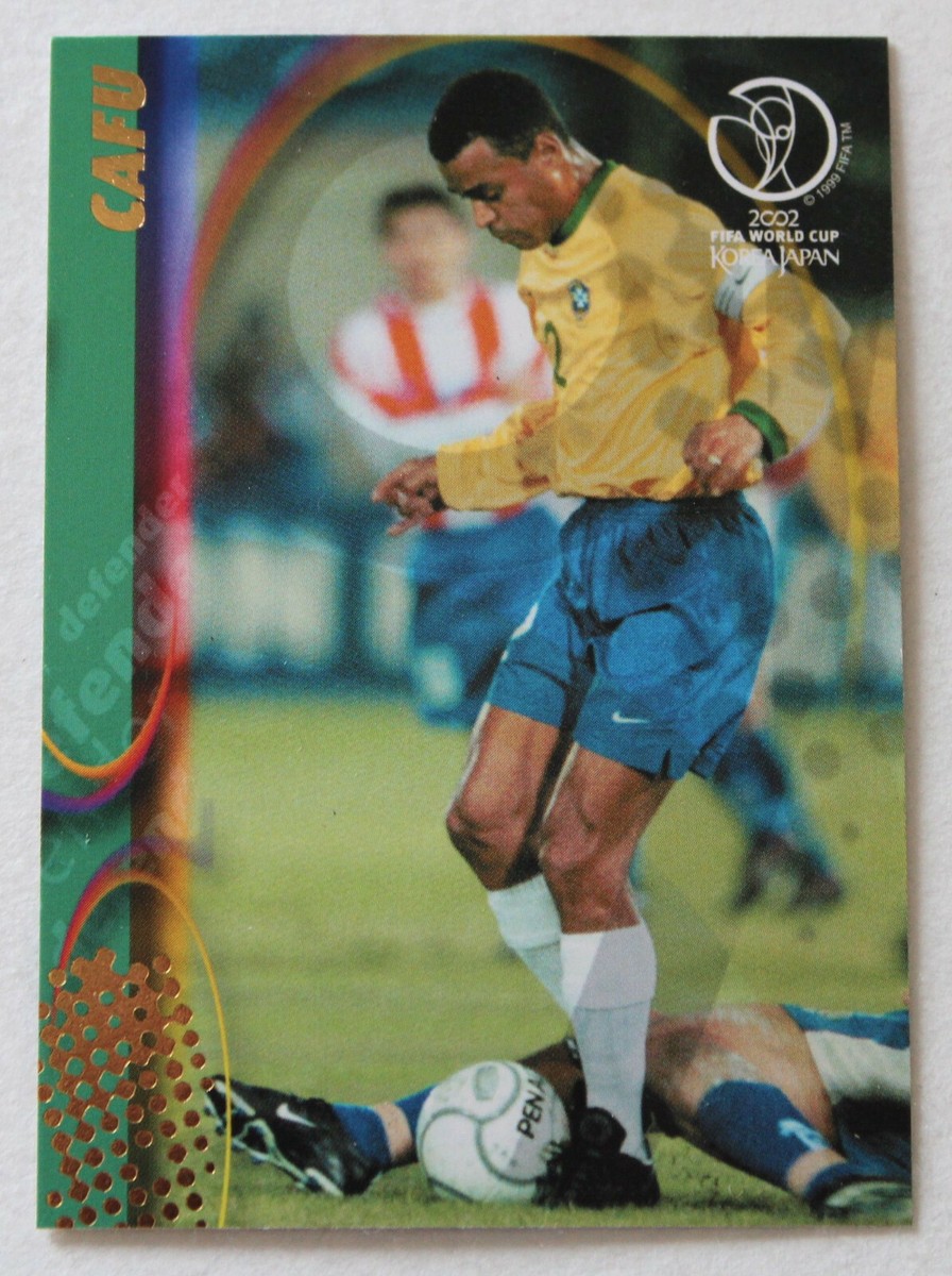 Panini Soccer Trading Card Cafu Brazil No. 31 World Cup 2002