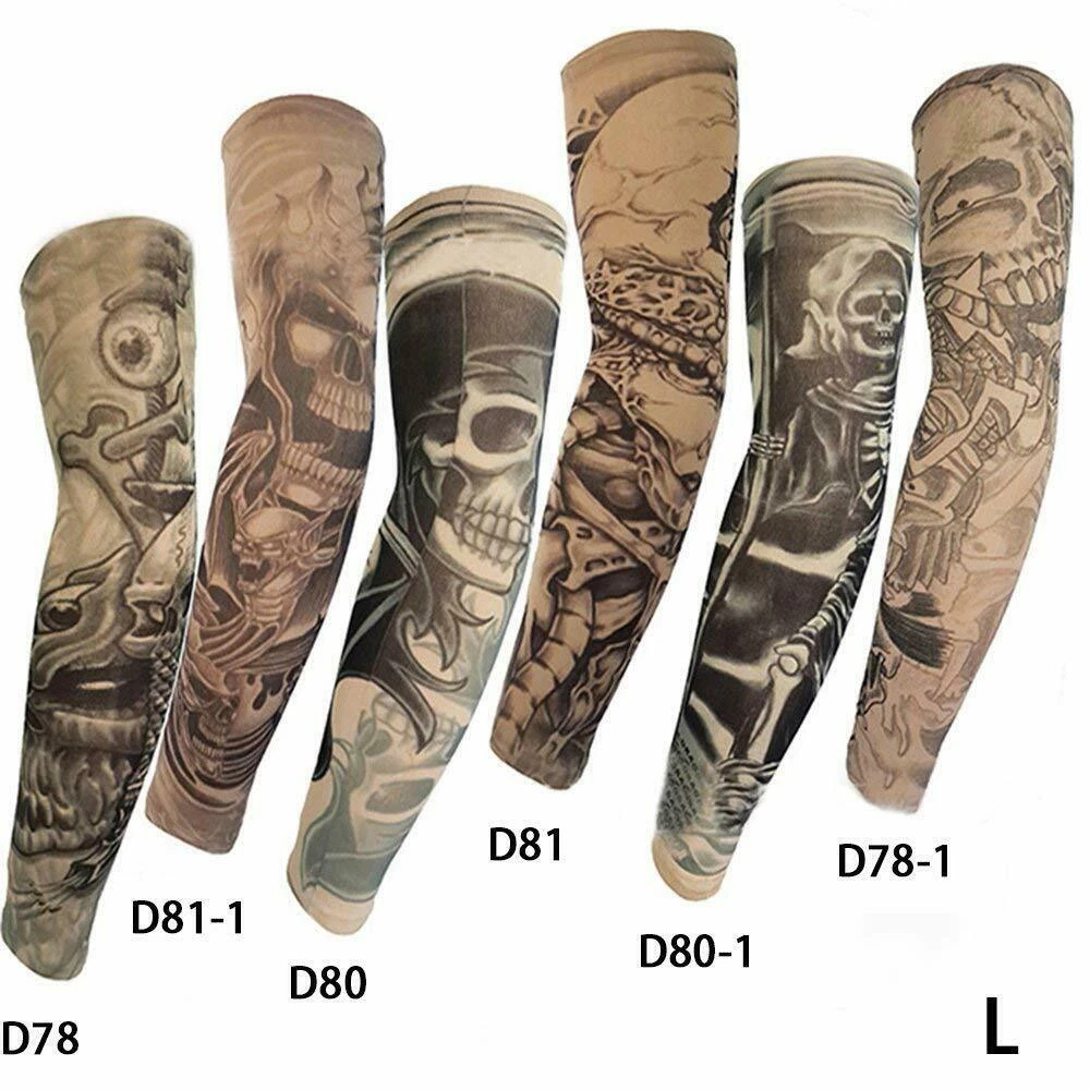 Brazo Tatuajes Temporales - 6 Falsas Mangas De Tatuaje Para Hombres Y  Mujeres