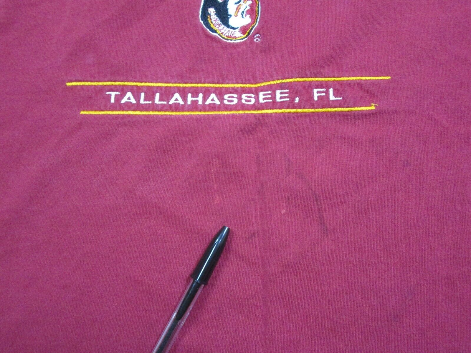 Vintage Florida State Embroidered Logo T Shirt Me… - image 5