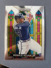 2021 Panini Prizm - Stained Glass Ronald Acuña Jr. #SG-4 for sale