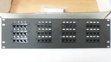 48-Port Keystone Jack Blank Patch Panel Plate.
