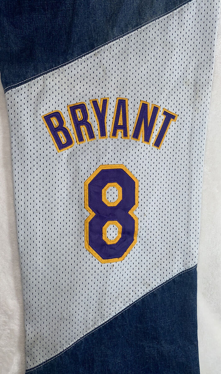 UNK NBA Los Angeles Lakers Kobe Bryant #8 Rookie Denim Pants UNK NBA Los Angeles Lakers Kobe Bryant #8 Rookie Denim Pants