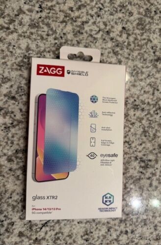 ZAGG InvisibleShield XTR2 Screen Protector For Apple iPhone 14 / 13 / 13 Pro New