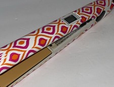 Orange Ikat Chi Professional Ceramic Hairstyling Iron Rare Limited Edi GF6864