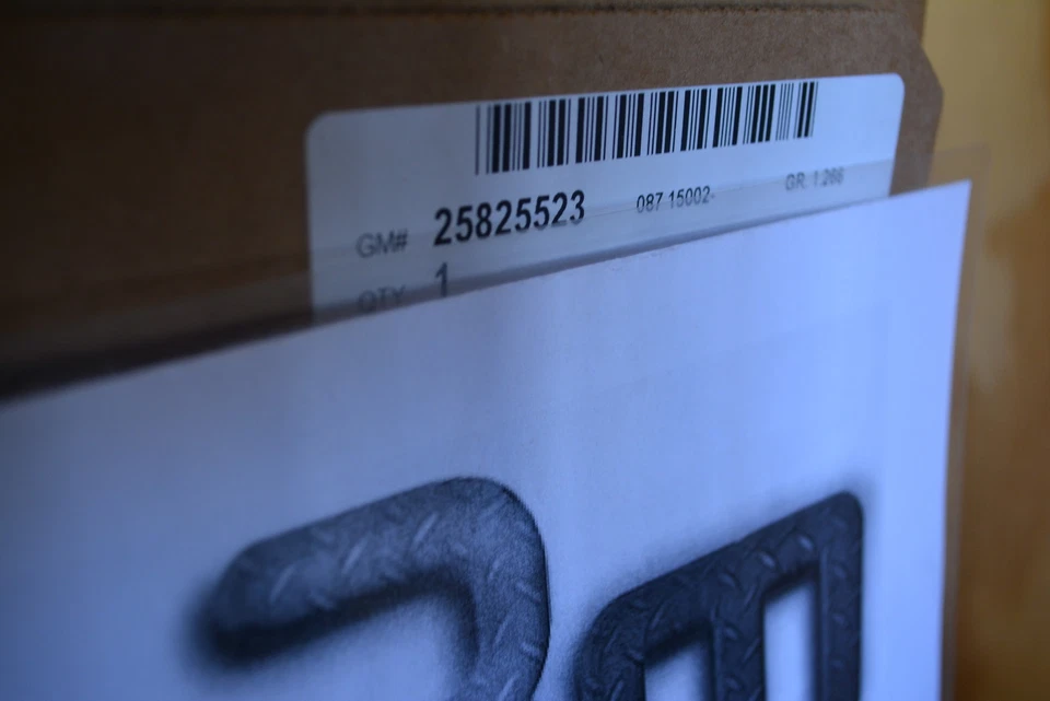 GMC Sierra 2500 3500 2007-2010 conjunto de rejilla de radiador delantero nuevo OEM 25825523 Foto 3 de 3