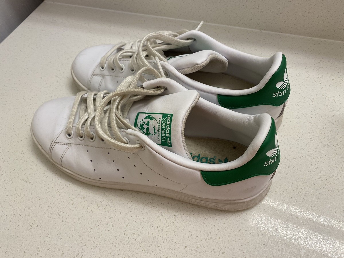 Adidas Stan Smith White Green 9.5 mens - FX5502 | eBay display picture 1