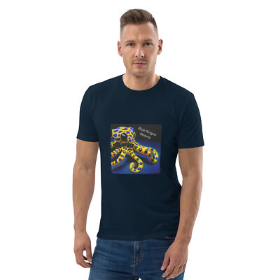 Blue Ringed Octopus Unisex organic cotton t-shirt