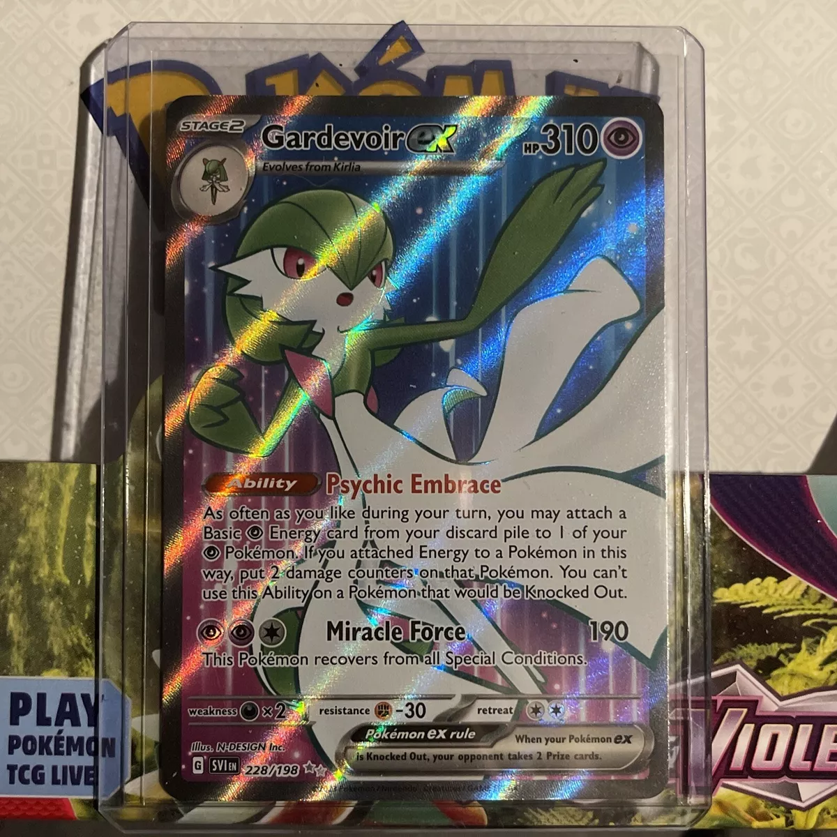 Pokemon TCG - Gardevoir EX - 228/198 Scarlet & Violet Secret Full