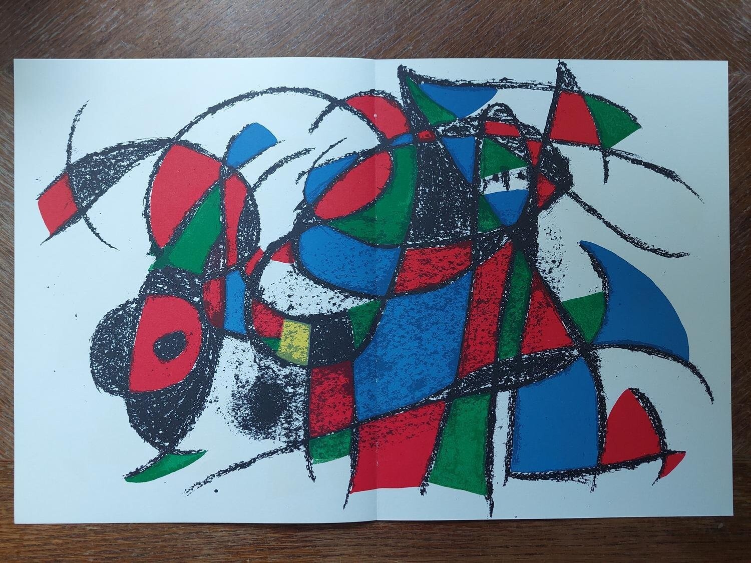 Joan MIRO Original lithograph. Mourlot, Paris, 1975. Original print by Miró