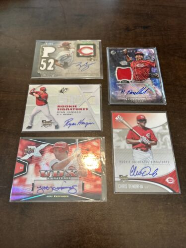 Cincinnati Reds Auto Autograph Signed 5 Card Lot Assorted Players QTY AVAILABLE - Picture 1 of 1