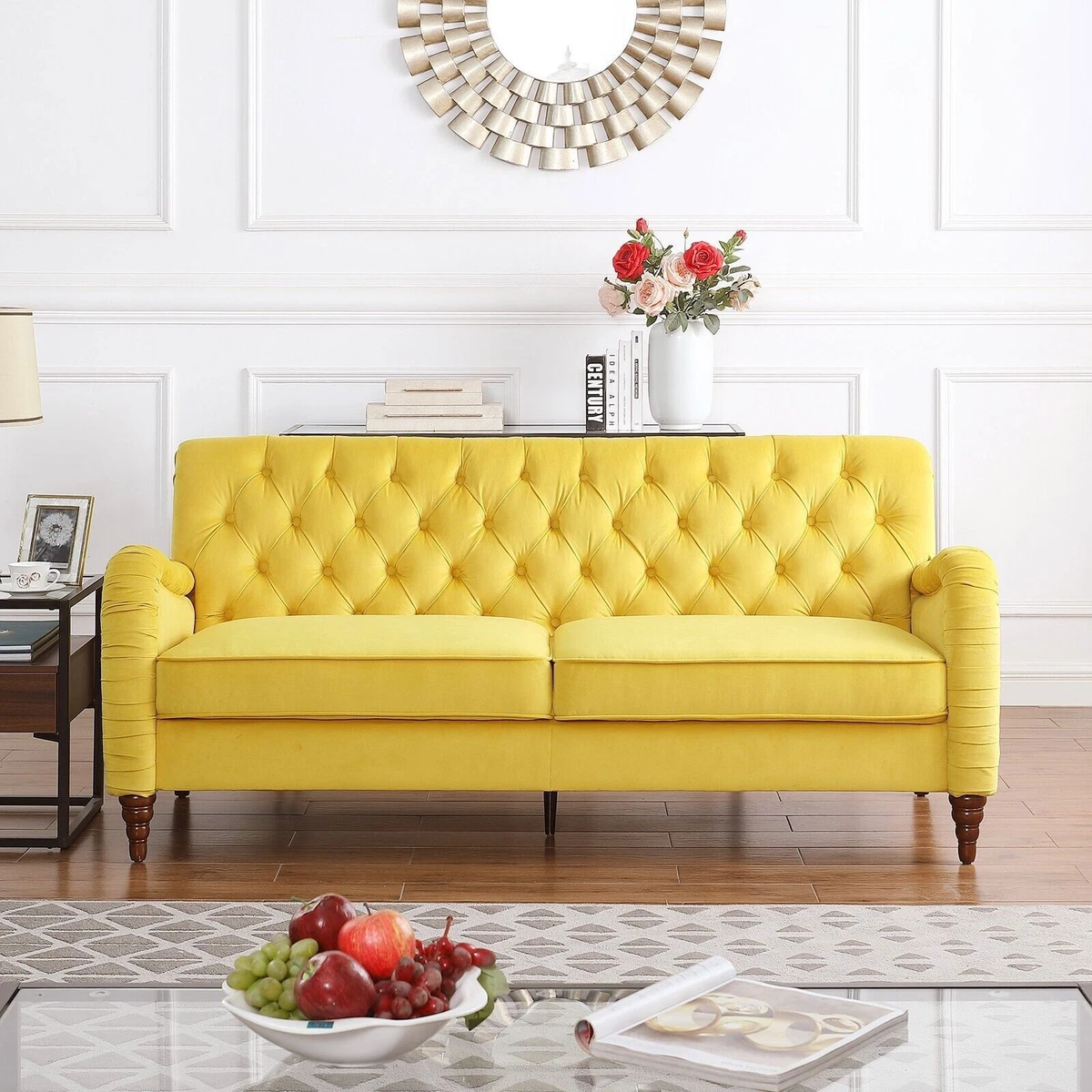 Cushions for chesterfield shop sofa
