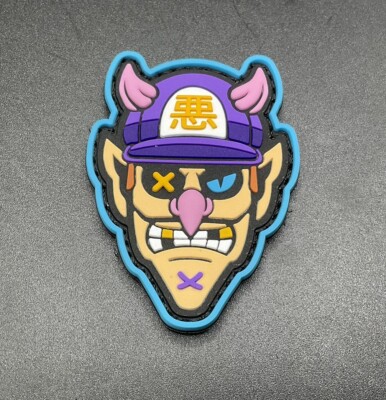 Castle x Grayscale CxG Smashed Brothers Gear Waluigi EDC PVC Pouch Patch