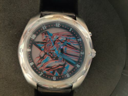 *VHTF* Superman Tattoo Limited Edition Fossil Watch LOW 0019 of 3000  - Picture 1 of 9