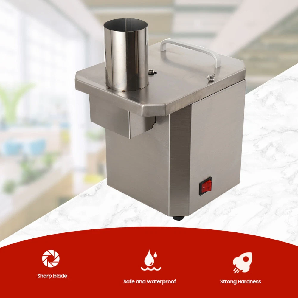 Electric Commercial Vegetable Chopper Cutter Fruit Peeler 1 Grid Blades top 6mm