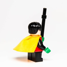 LEGO DC Minifigure - Robin w/ Green Hands 76013 (sh0091) Joker Steam Roller