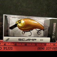 13 Fishing Scamp 60 E-SC15-GR Golden Retriever Floating 2-3/8" 1/2oz Crankbait*