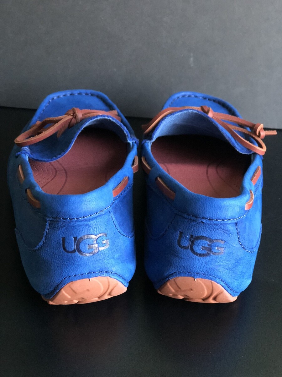 UGG 1009521 ブルーモカシン CHESTER CAPRA 28cm UGG Australia Chester Capra Loafer Slippers Royal Blue Suede