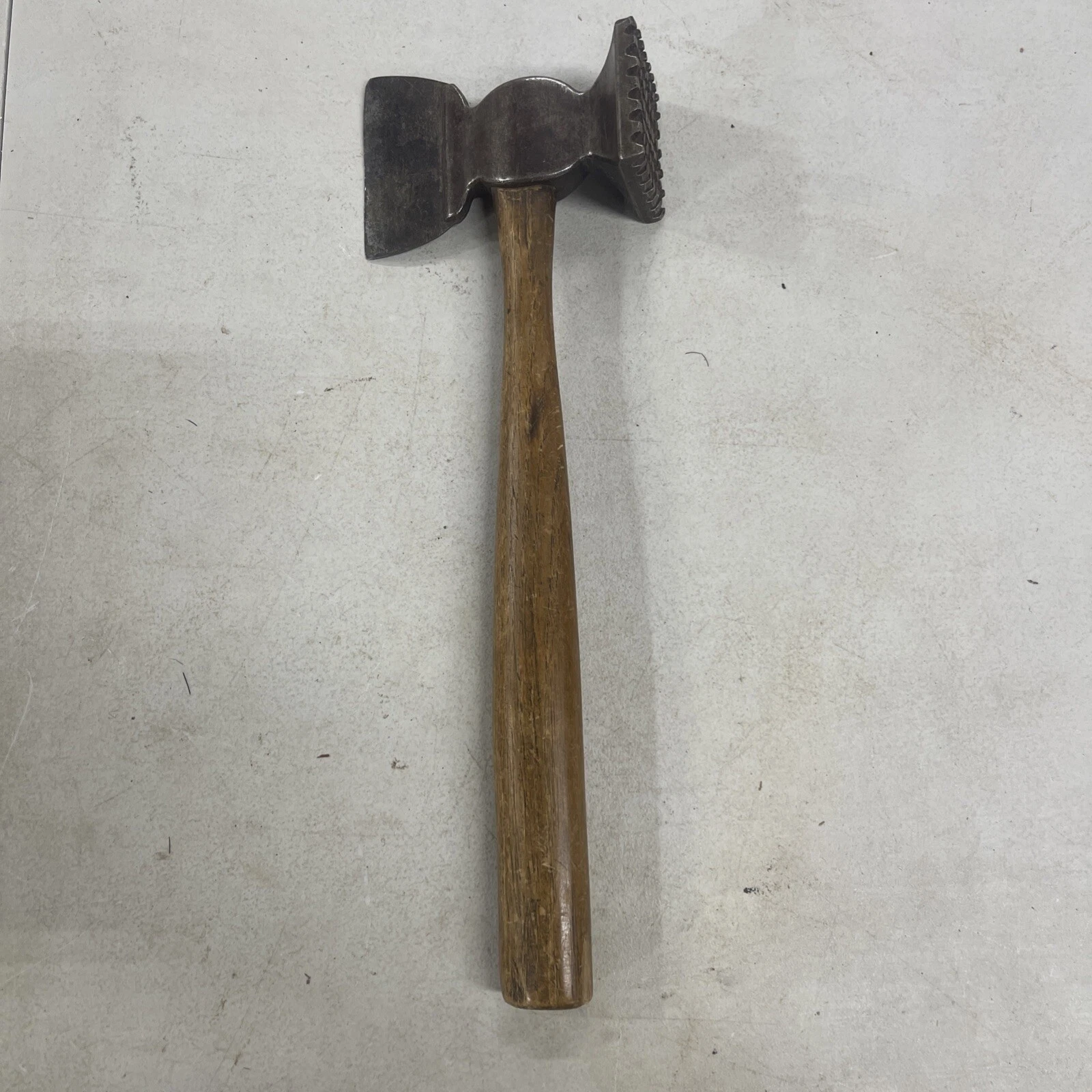 Antique Vintage Treenware Wooden Meat Tenderizer Ice Chipper Mallet