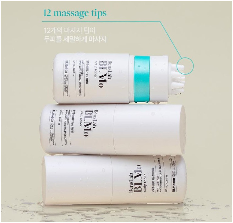 BensLab BLMo Scalp Toner Anti-Hair Loss Hair Tonic 120ml Soothing Cooling Effect