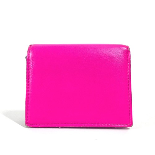VALENTINO Studs logo Compact Wallet Folded wallet Leather pink - Bild 2 von 15