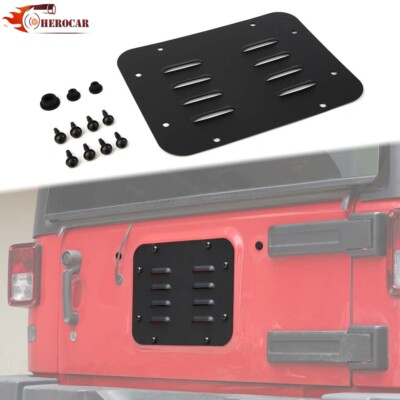 Tailgate Vent-Plate Cover Replacement Molding For Wrangler JK 07-18 Accessories
