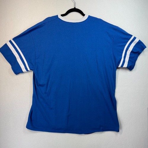Vintage Houston Rodeo Shirt Adult 3XL Blue Short Sleeve Guitar Music Country - Picture 4 of 10