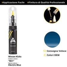 Vernice di ritocco per Nissan Kicks Cod: B51 Electric Blue
