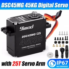 45KG Waterproof Digital Servo DSC45MG Metal Gear High Torque for 1/10 RC Crawler