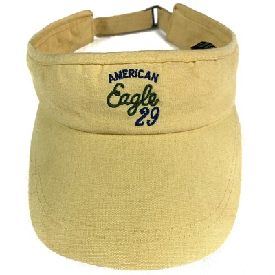 yellow visor hat