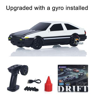 1/43 2.4G RC Racing Car AE8 6Gyroscope RC Drift Vehicle 4WD RTR Mini Car Battery