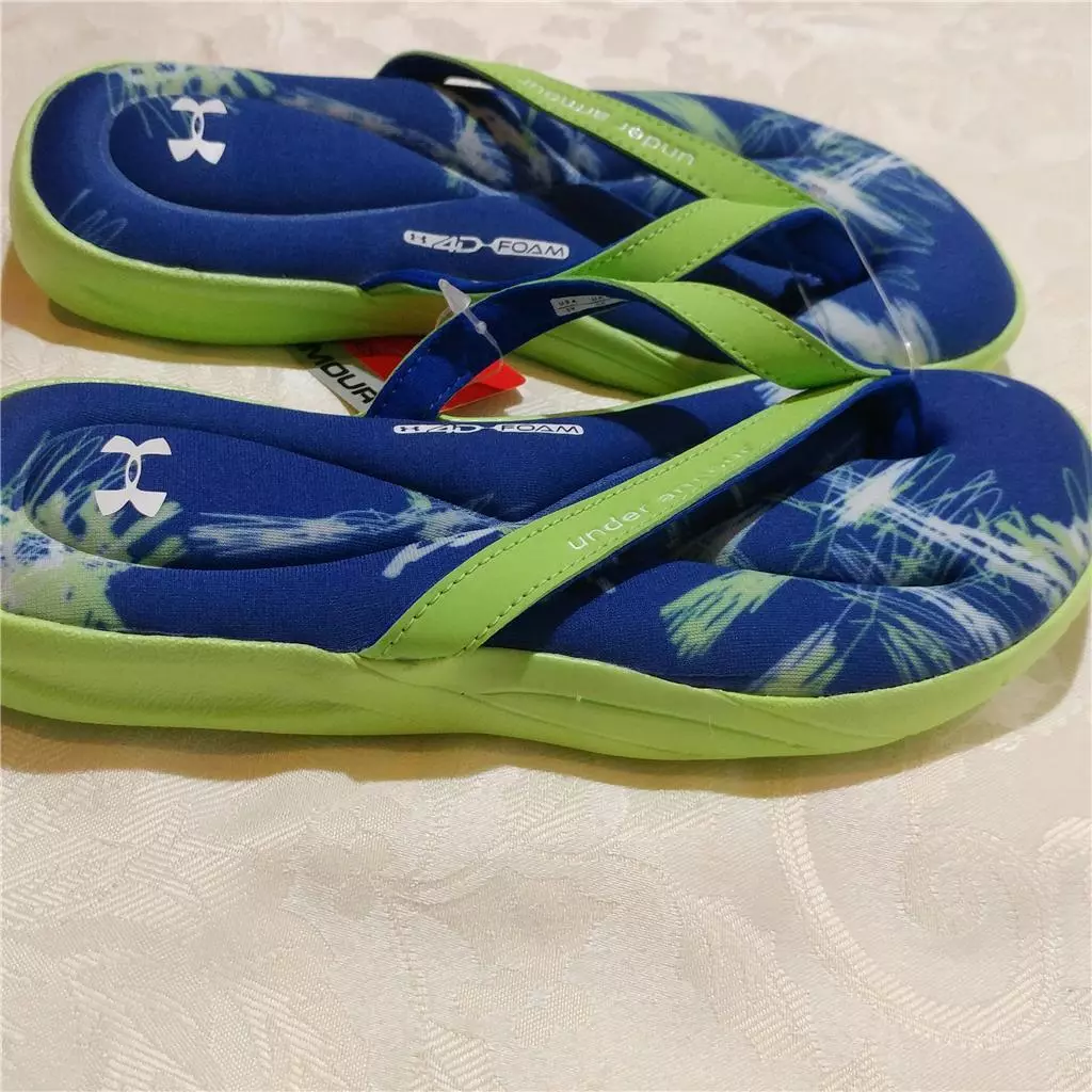 UNDER ARMOUR Marbella Scribble 1 COMFORT THONG SLIPPERS SANDALS