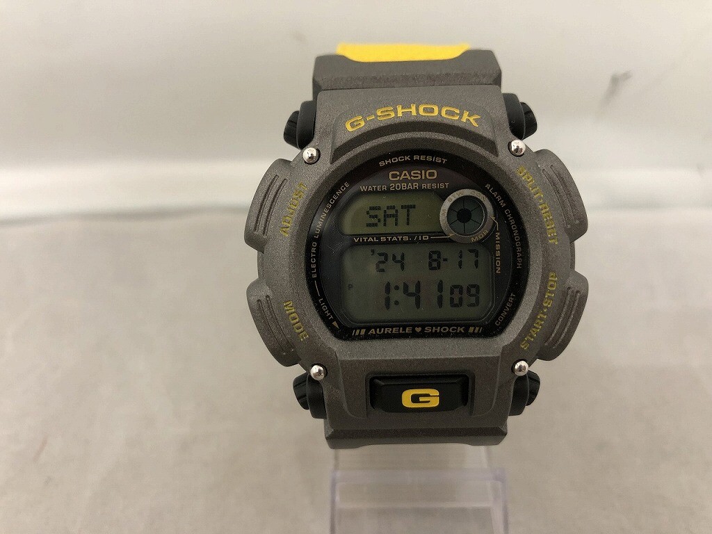 Used Casio G-Shock Agens B Collaboration Gray Yellow DW-8800Ab-9T