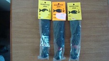 3 RIVER FOX JIGS 3oz & 5oz STRIPER BLUEFISH BLACK NEW