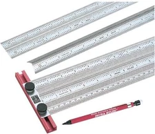 INCRA Rulers TDPROTSET12 Pro T-Rule Set 12-Inch 6"L x 6"W Chrome Metal