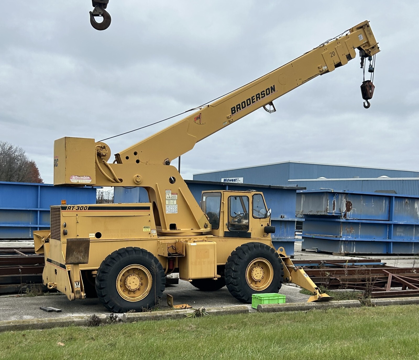 Broderson 30,000-Lb Capacity Crane RT-300-2B (15-Ton) | eBay