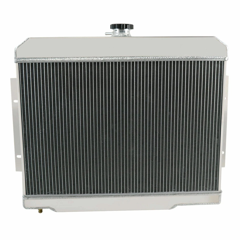 4 ROW ALUMINUM RADIATOR&SHROUD FAN RELAY FOR 72-86 73 JEEP CJ5,CJ6,CJ7 4.2L 5.0L Foto 3 de 4