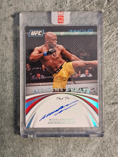 2022 UFC Immaculate Anderson Silva 1/1 One of One 🔥💥🔥💥  All-Time Greats