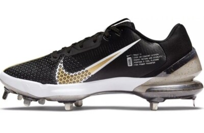 Nike Force Zoom Trout 7 Pro Black Metal Baseball Cleats SZ Nike Force Zoom Trout 7 Pro Black Metal Baseball Cleats SZ