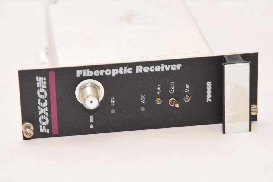 FOXCOM / ITE 7000R 84JA Fiberoptic Receiver Input / Output Module - Image 2 of 4