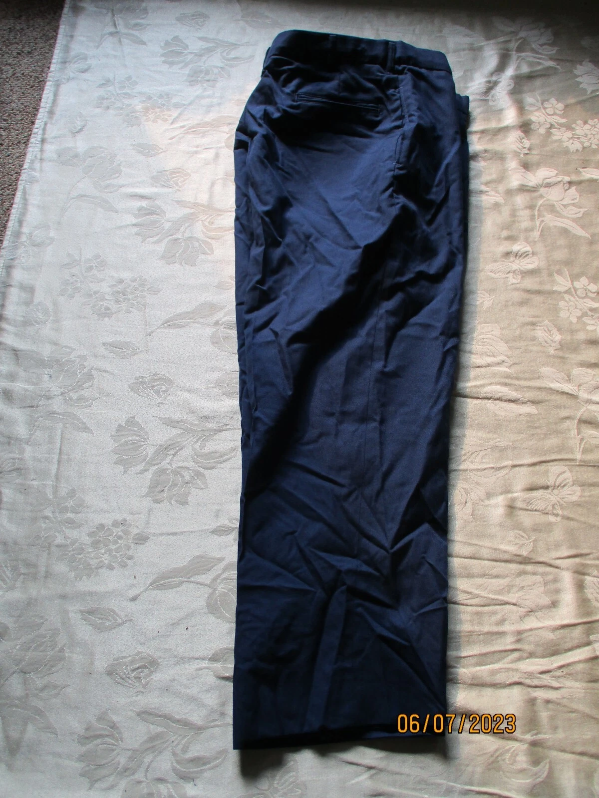 NEW/NOS DLA ARMY Lightweight Blue Pants / Slacks - Men's Size 38L - 27.5" inseam