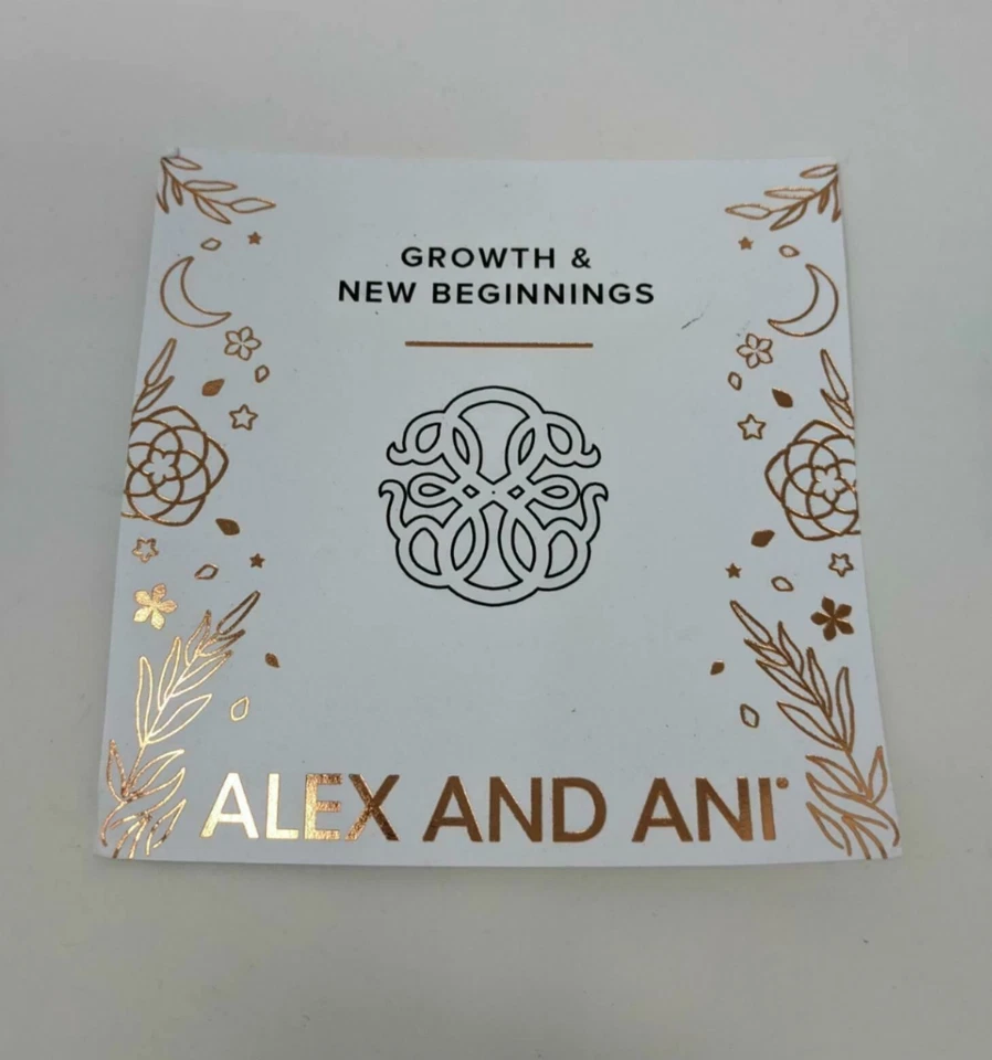 Brazaletes Alex & Ani Life is a Journey Nuevos Comienzos, 2"-3.5" - Oro Rosa Foto 2 de 4