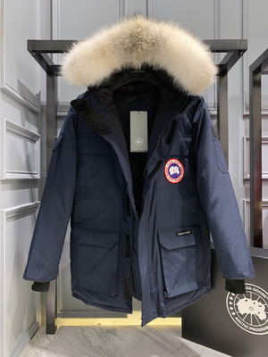 Size S-XXL Canada Goose Men's navy blue down jacket free shipping